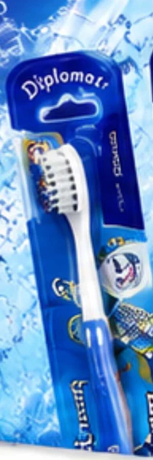 Diplomat toothbrush in blue